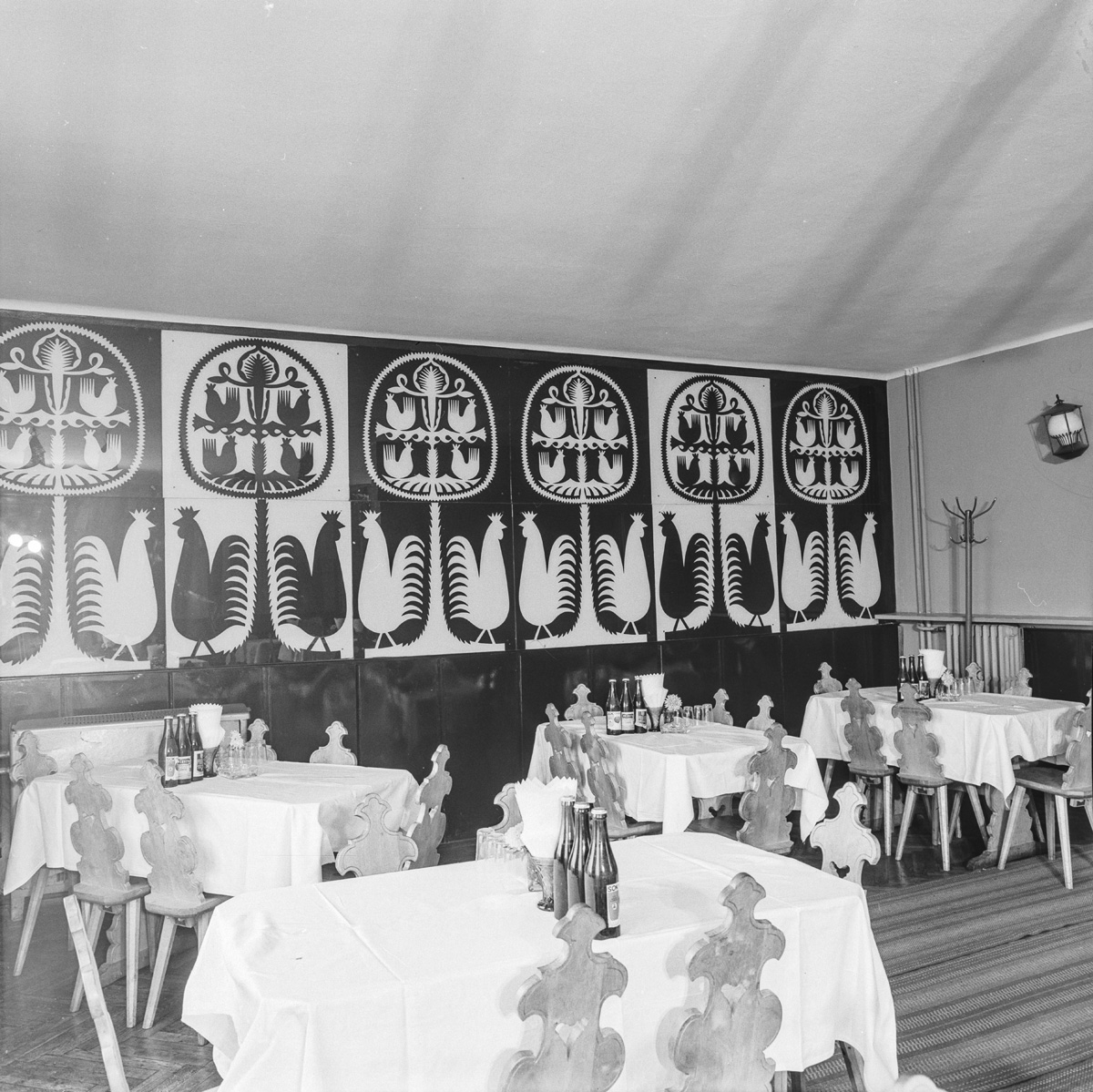 Interiors of “Under the Roosters” Inn