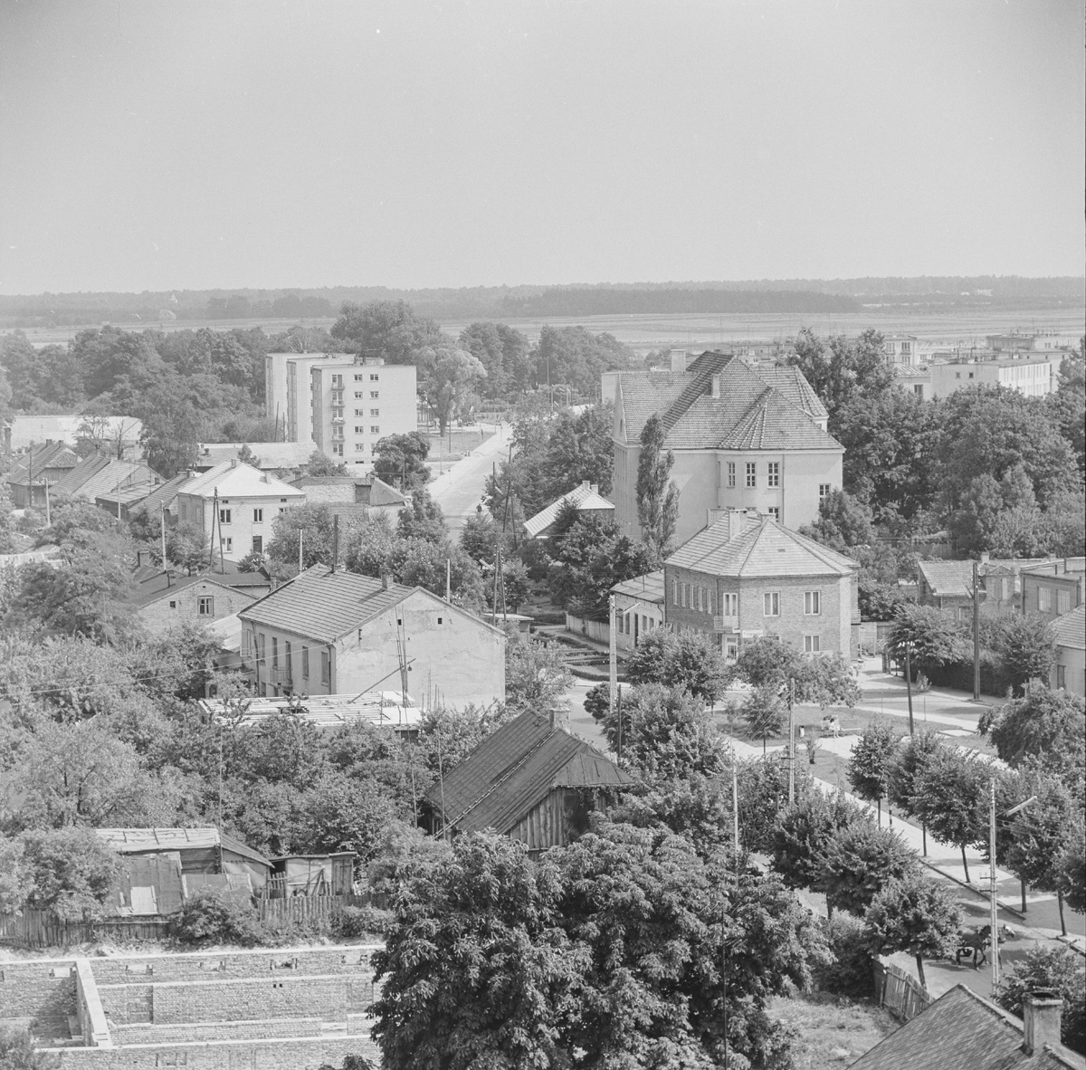 Widoki wieży kościoła