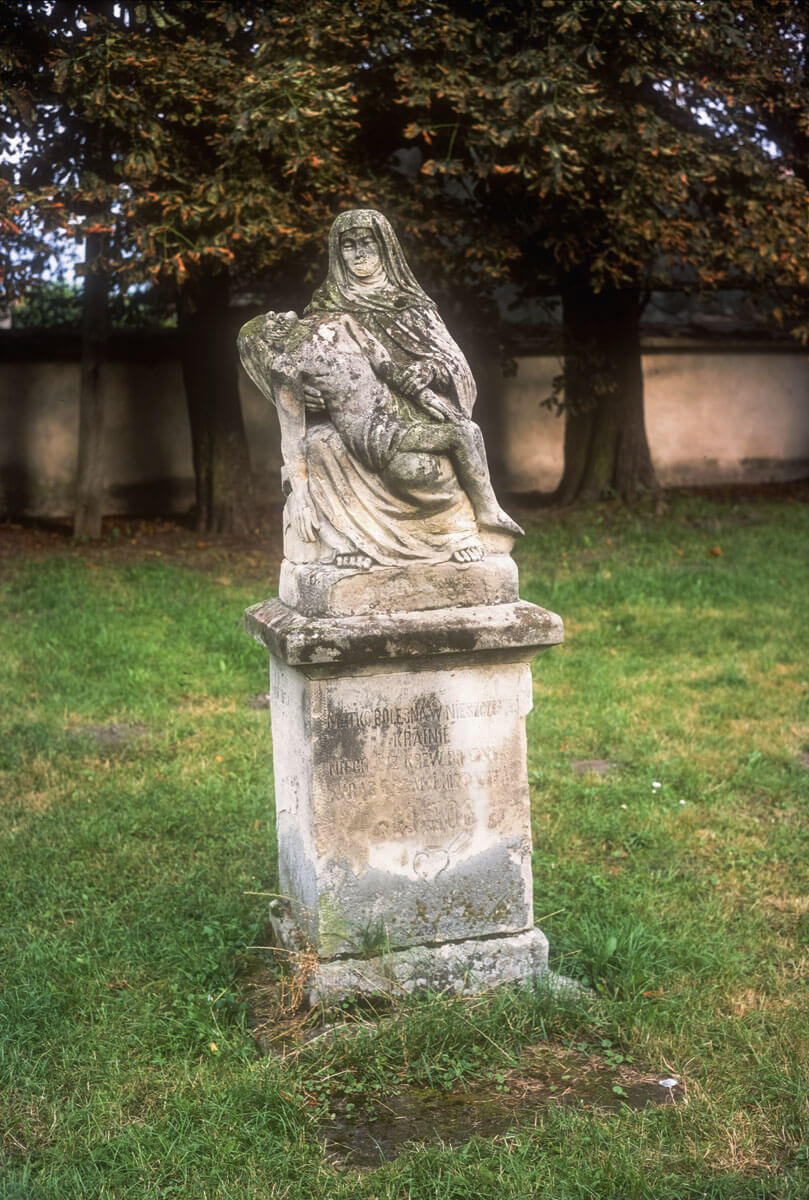 Pieta in the church cemetery