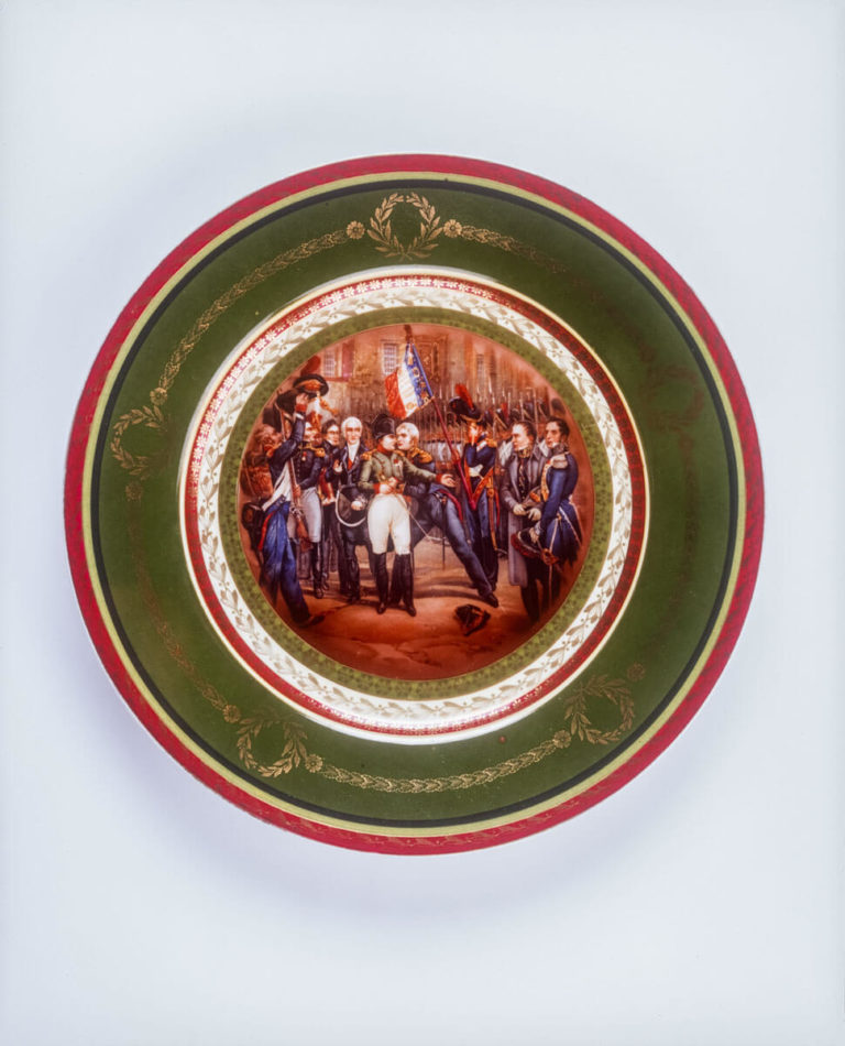 “From the life of Napoleon Bonaparte” plate – early 20th century, Historical and Archaeological Museum, Ostrowiec Świętokrzyski