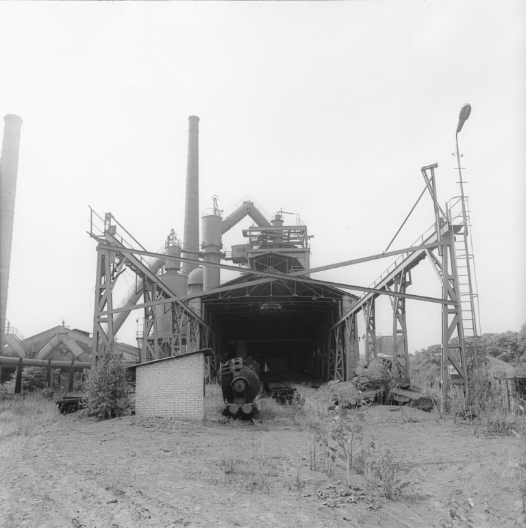 Historic blast furnace 1. General view