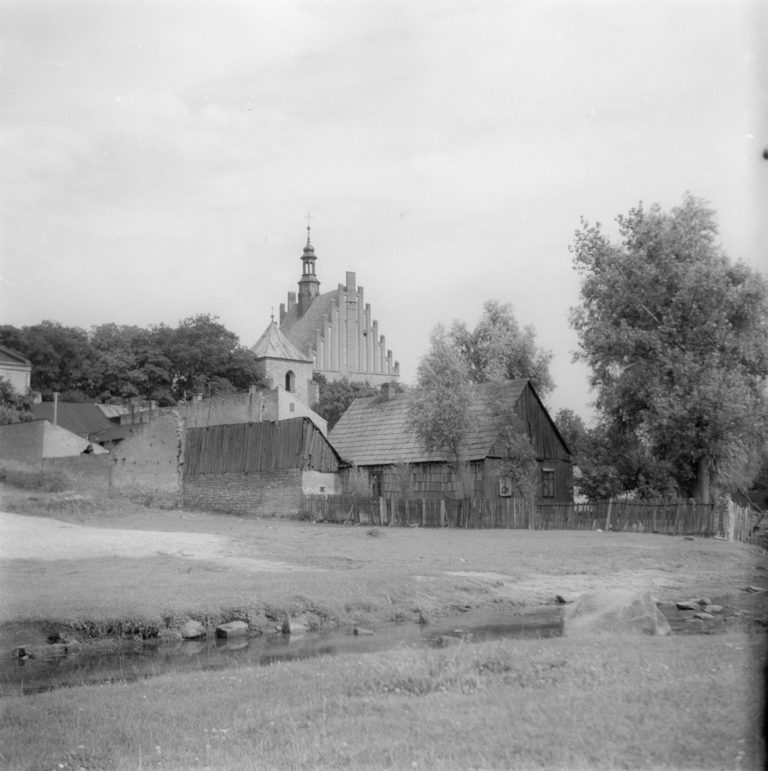 View of the church from the river