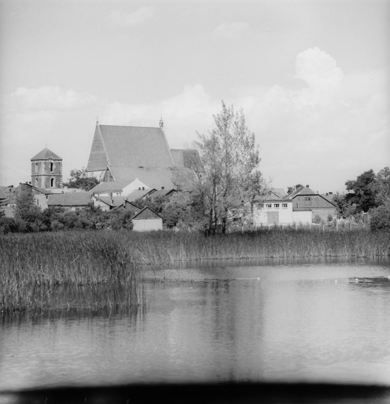Collegiate church from the Nida River