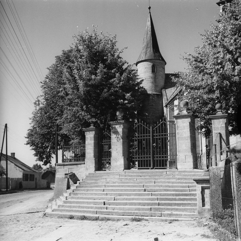 Church with stairs