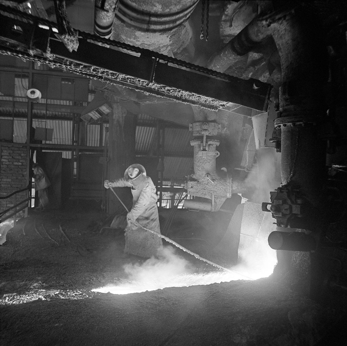 A Steelworker in Ostrowiec Świętokrzyski
