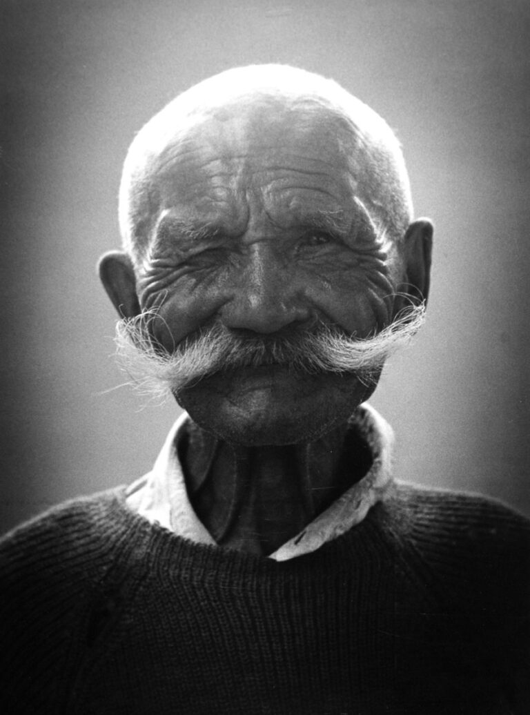 Moustached man