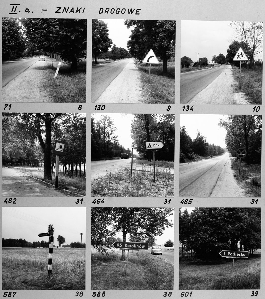 II a. – Road signs